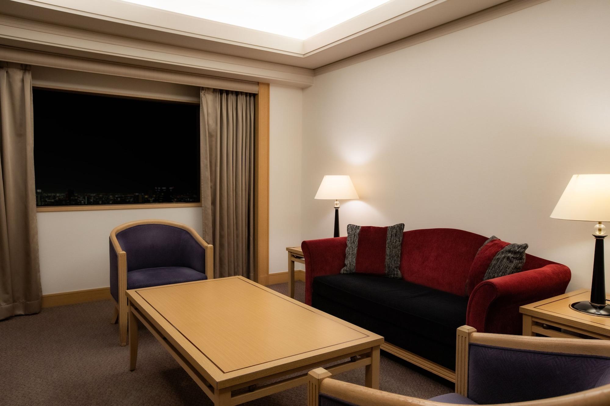 פוקואוקה Hotel New Otani Hakata מראה חיצוני תמונה A suite at the hotel